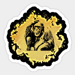 Monkey Sticker